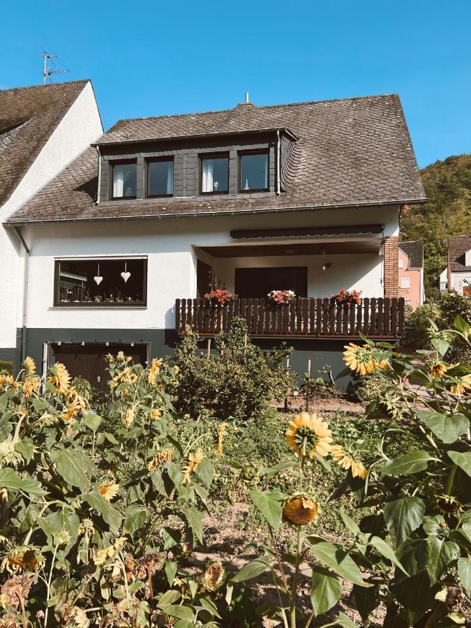 Ferienwohnung Moselflair Mit Direktem Blick Auf Die Mosel Und Weinberge Oberfell Extérieur photo
